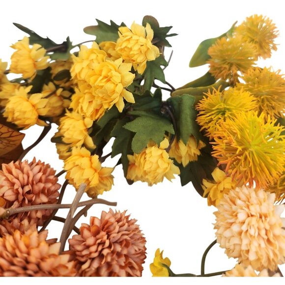 Autumn Floral Arrangement Supplies Mix Mums Fall Leaves Berries Wreath Craft Déc - Picture 9 of 16